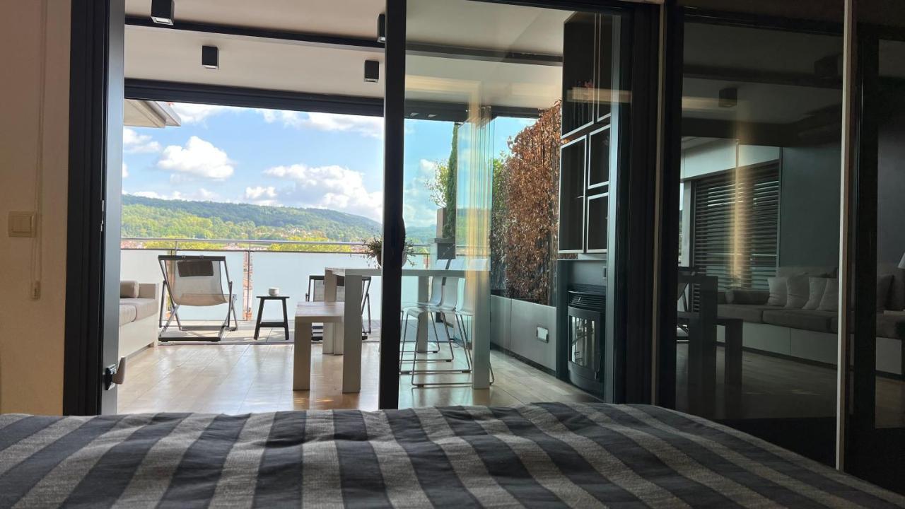 Апартаменты Atico De Diseno Con Terraza En El Centro De Олот Экстерьер фото
